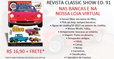 Revista Classic Show edição 91 Revista Classic Show edição 91