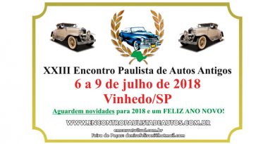 XXIII Encontro Paulista de Autos Antigos 2018 XXIII Encontro Paulista de Autos Antigos 2018