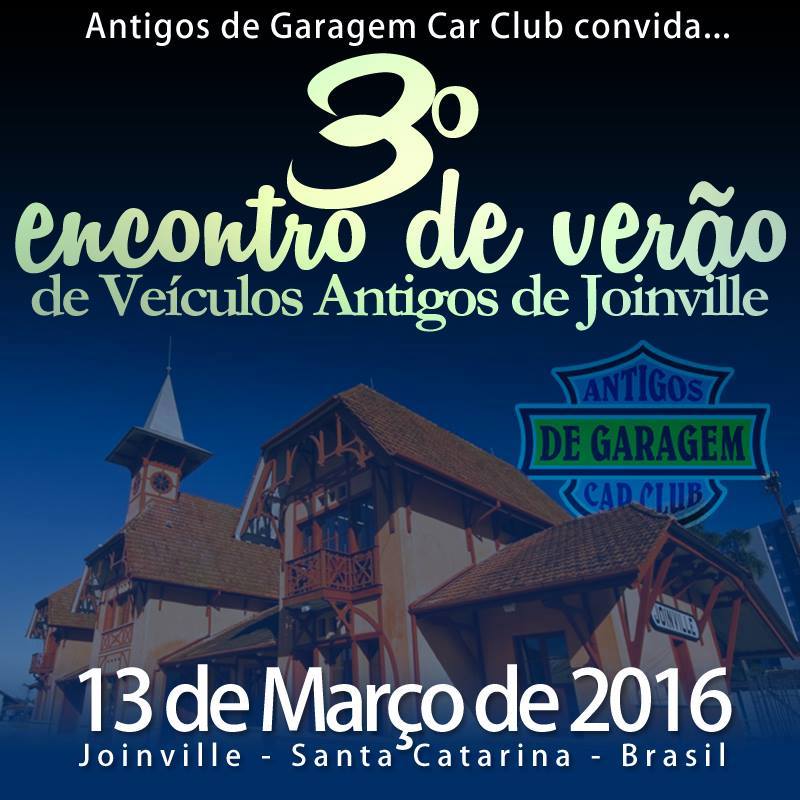 3º Encontro de Verão de Veículos Antigos de Joinville/SC