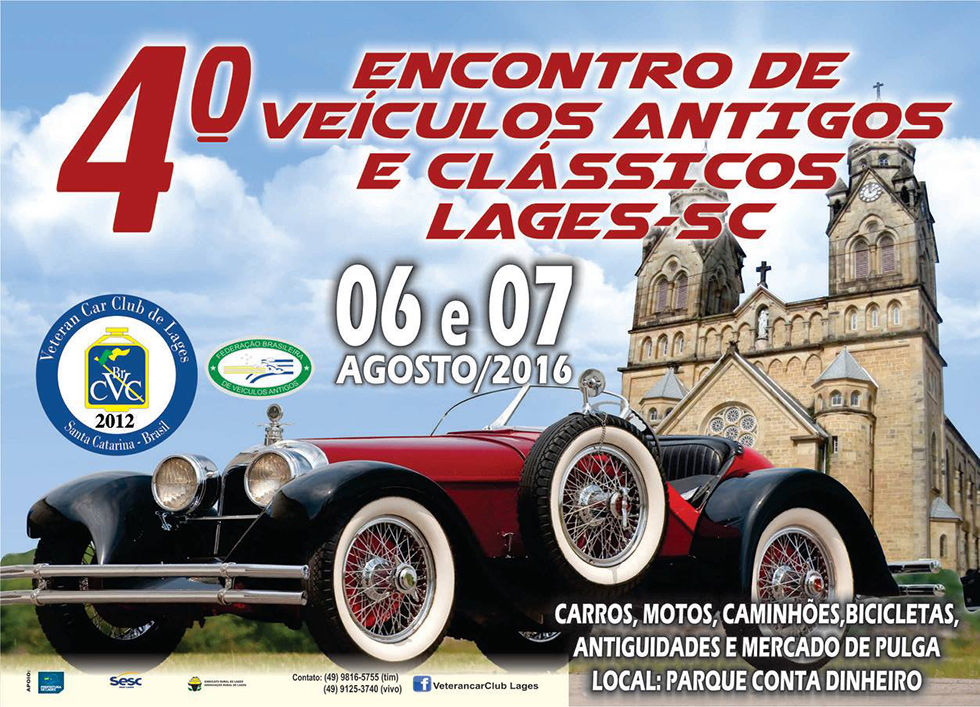 4º Encontro de Veículos Antigos e Clássicos de Lages/SC