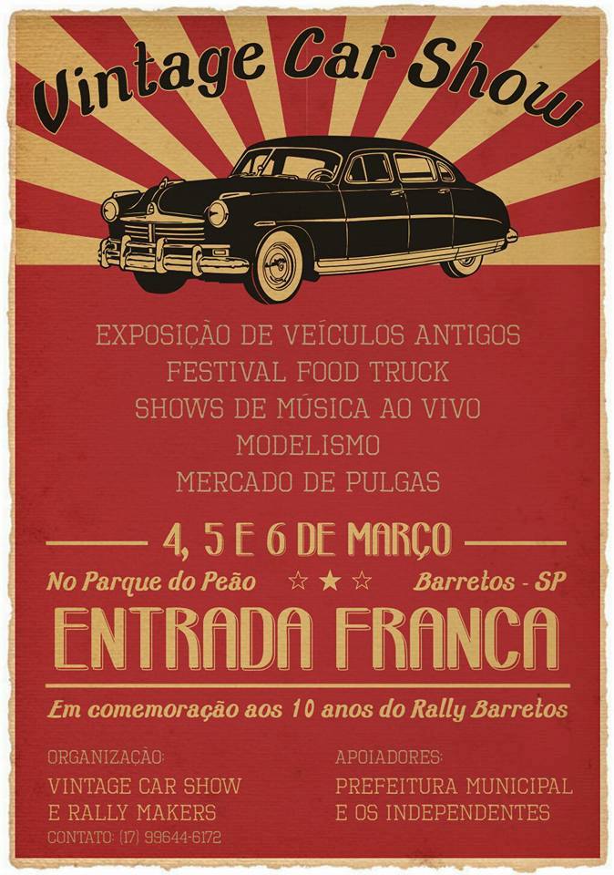 Vintage Car Show em Barretos/SP