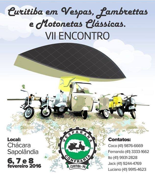 VII Encontro de Vespas, Lambrettas e Motonetas Clássicas de Curitiba