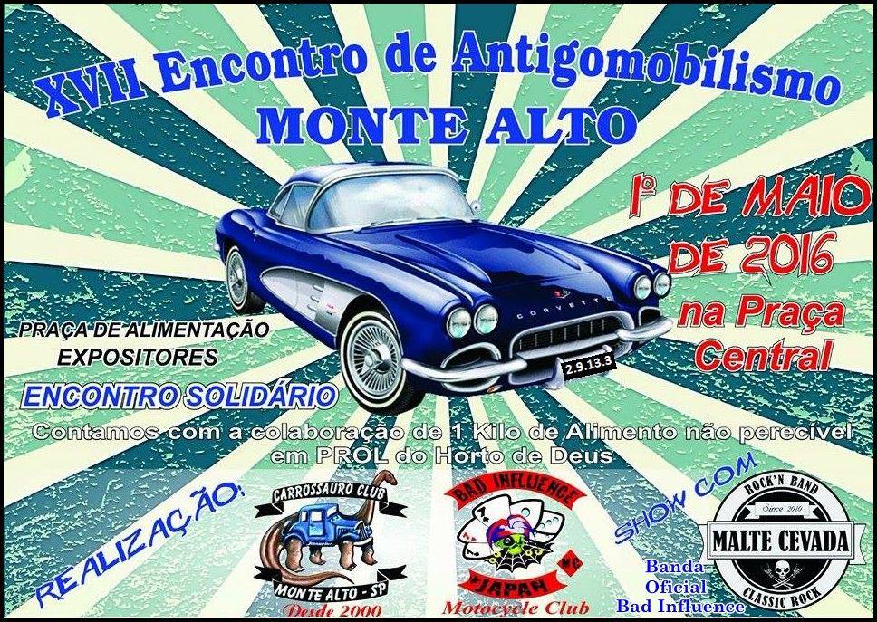 17º Encontro de Automóveis Antigos de Monte Alto/SP