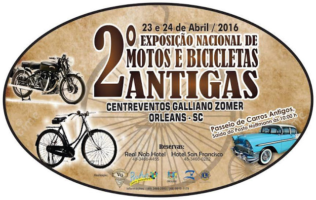 2ª Exposição Nacional de Motos e Bicicletas Antigas de Orleans/SC