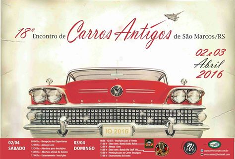 18º Encontro de Carros Antigos de São Marcos/RS
