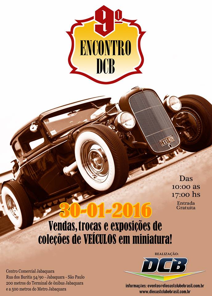 9º Encontro Diecast Clube Brasil em São Paulo/SP