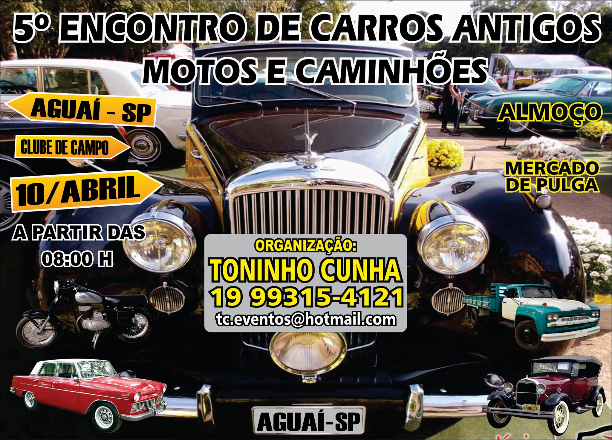 5º Encontro de Carros Antigos, Motos e Caminhões de Aguaí/SP