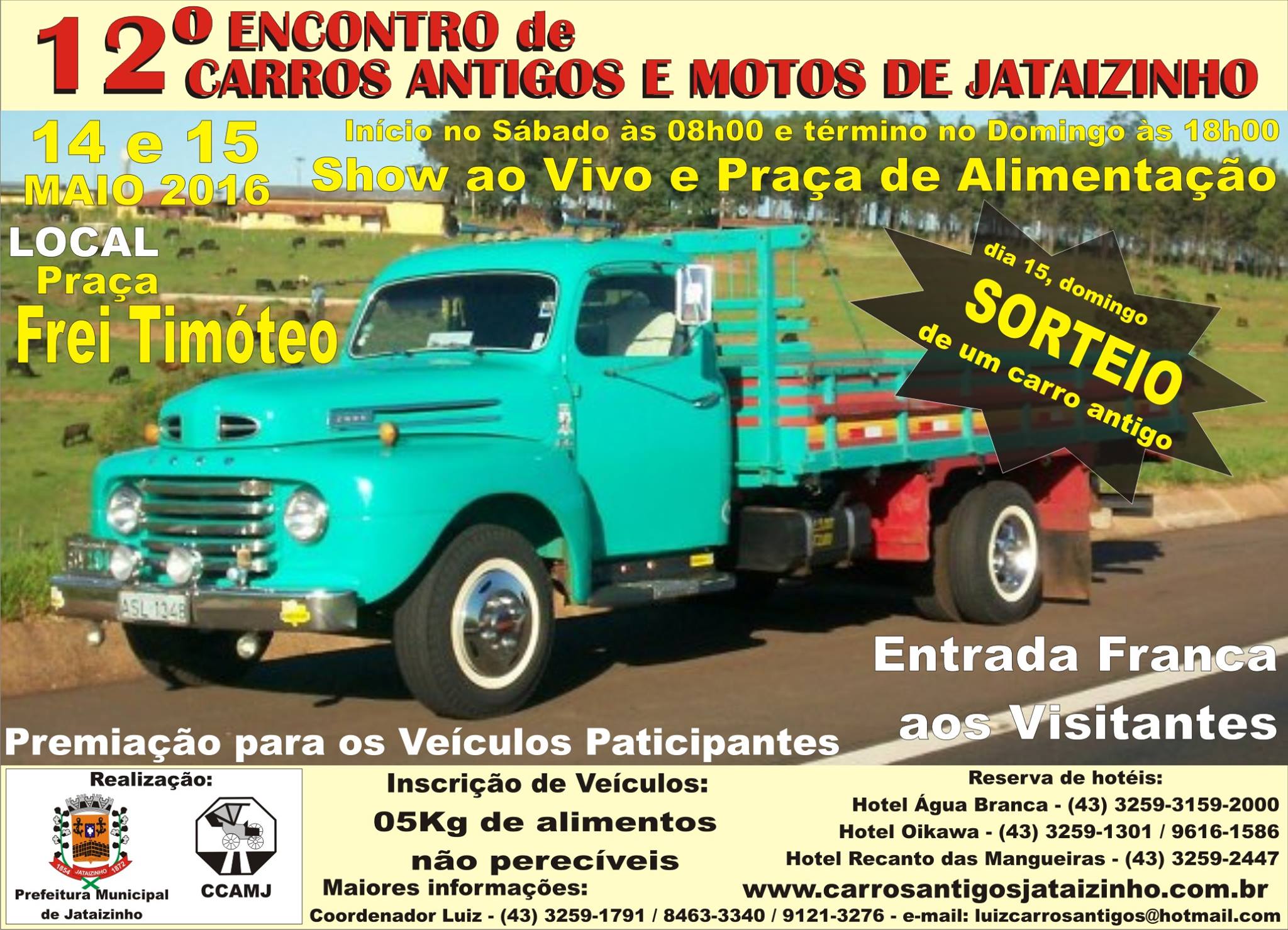 12º Encontro de Carros Antigos de Jataizinho/PR