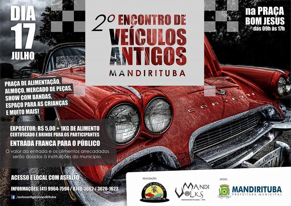 2º Encontro de Veículos Antigos em Mandirituba/PR