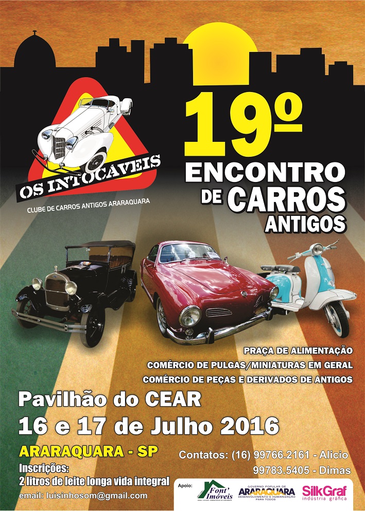 19º Encontro de Carros Antigos de Araraquara/SP