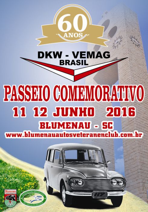 60 Anos DKW Vemag Brasil em Blumenau/SC