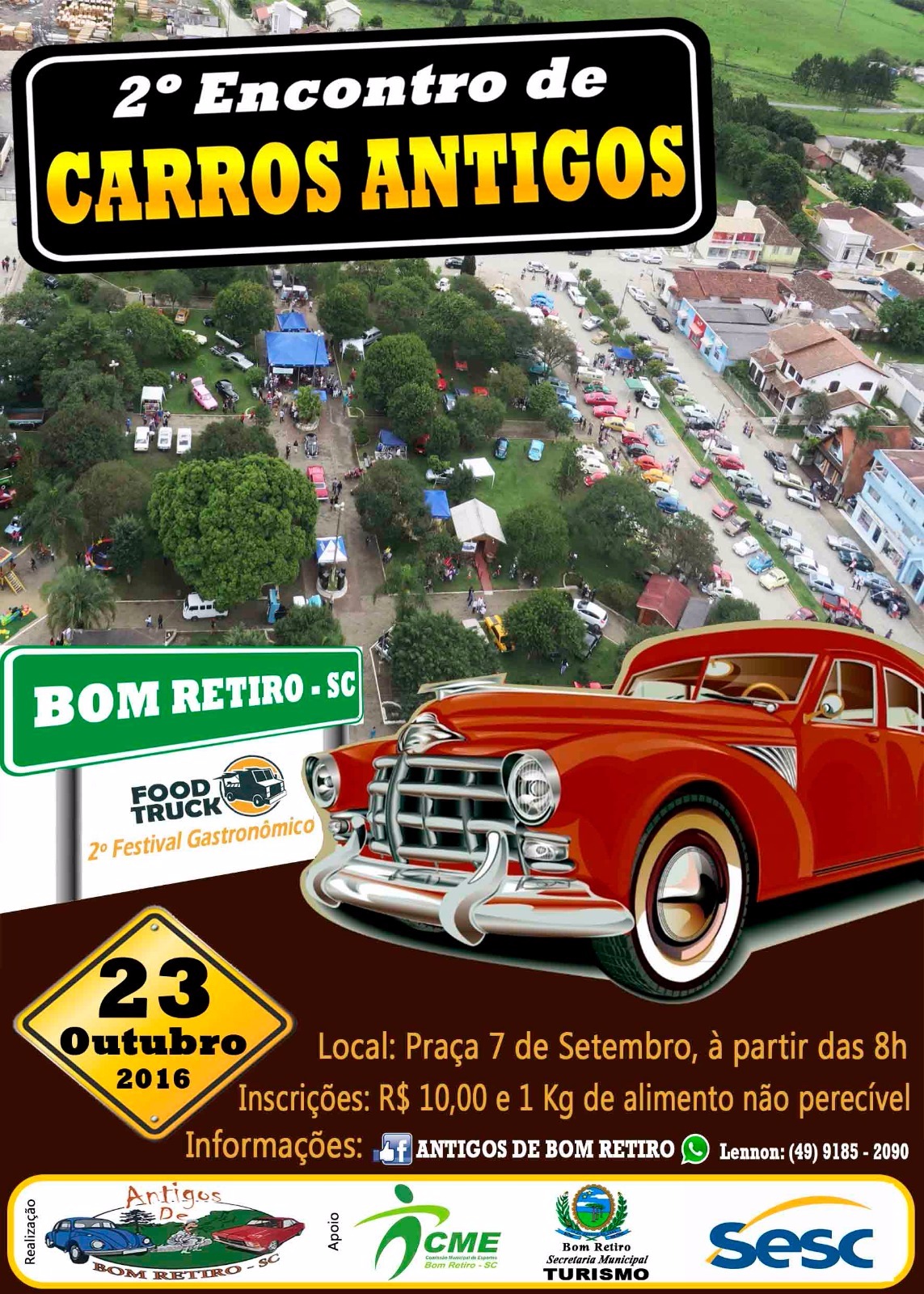 2º Encontro de Carros Antigos de Bom Retiro/SC