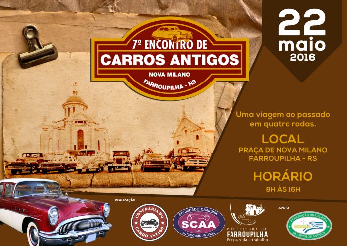 7º Encontro de Carros Antigos Nova Milano em Farroupilha/RS