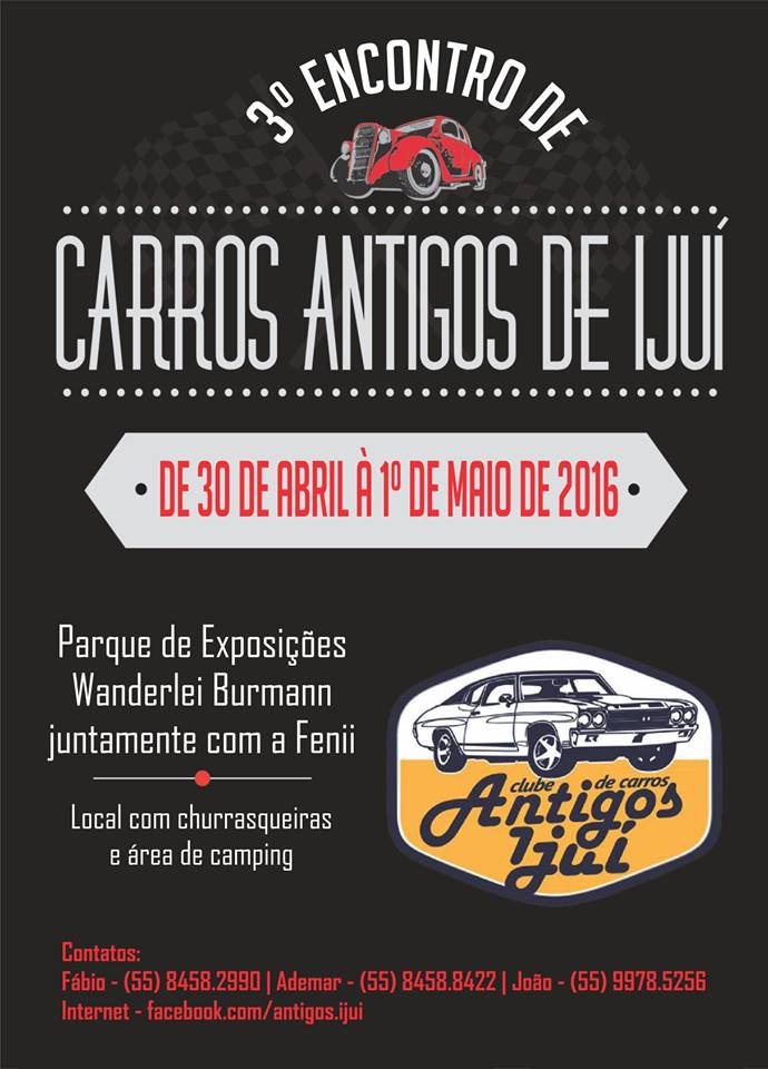 3º Encontro de Carros Antigos de Ijuí/RS