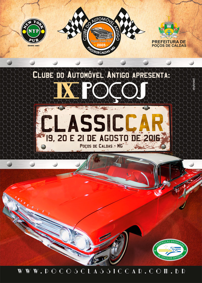 9º Poços Classic Car em Poços de Caldas/MG