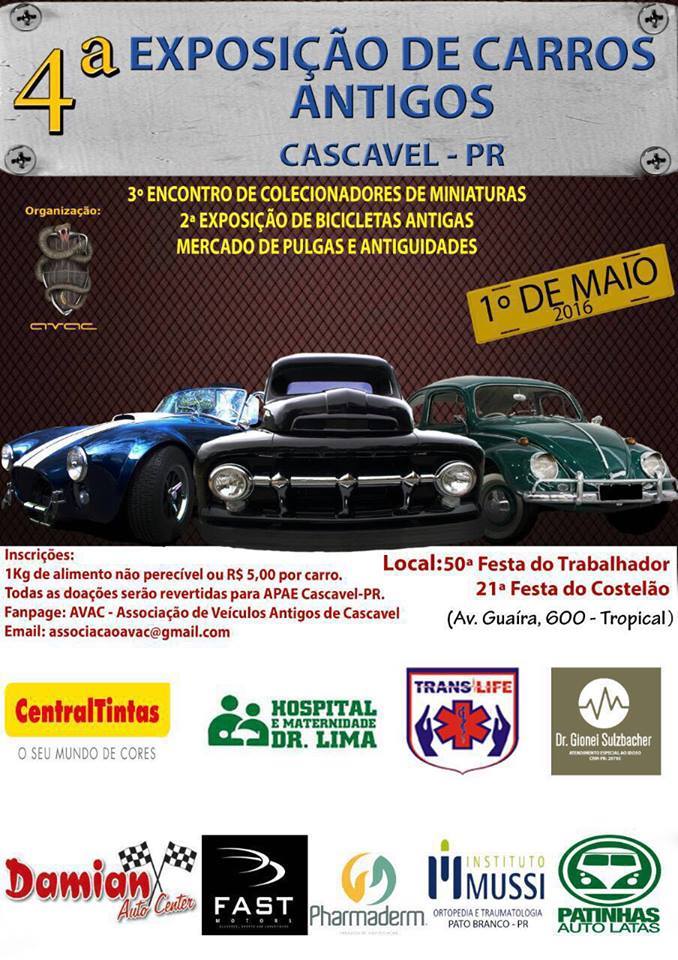 4ª Exposição de Carros Antigos de Cascavel/PR