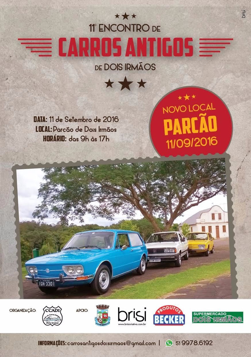 11º Encontro de Carros Antigos de Dois Irmãos/RS