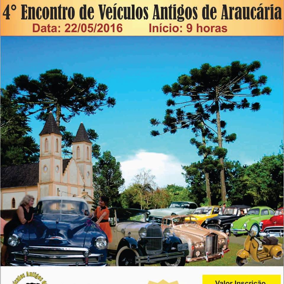 4º Encontro de Veículos Antigos de Araucária/PR