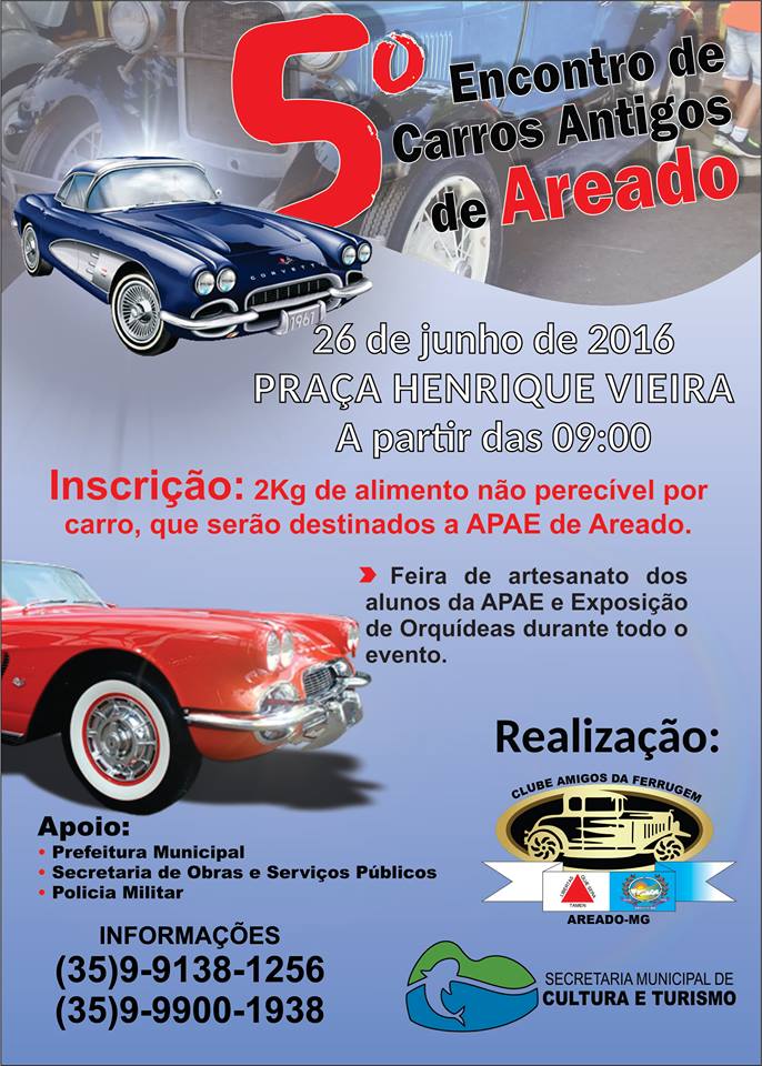 5º Encontro de Carros Antigos de Areado/MG