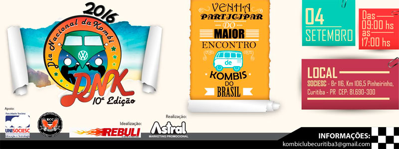 10ª edição do Dia Nacional da Kombi em Curitiba/PR