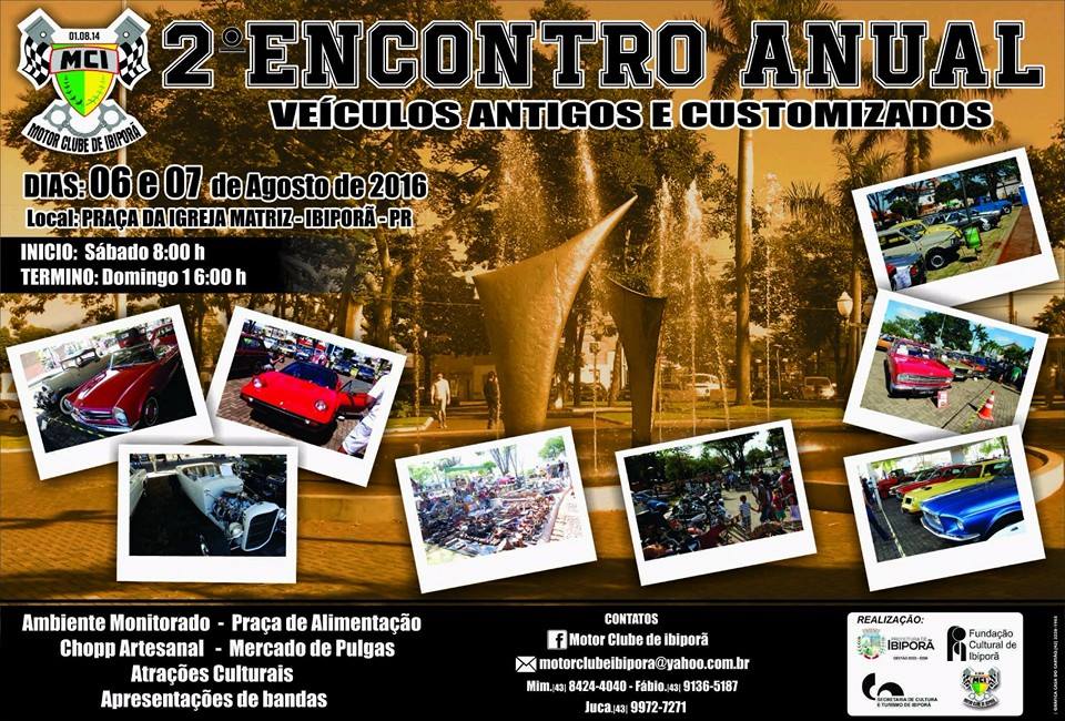 2º Encontro Anual de Veículos Antigos e Customizados de Ibiporã/PR