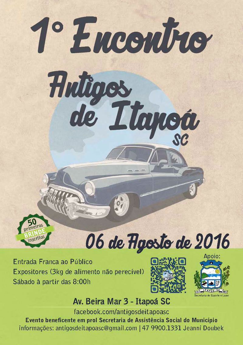 1º Encontro de Carros Antigos em Itapoá/SC