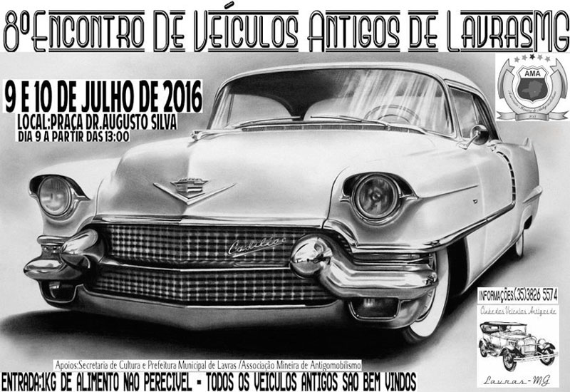 8º Encontro de Veículos Antigos de Lavras/MG