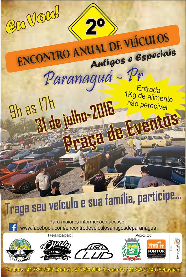 2º Encontro Anual de Veículos Antigos e Especiais de Paranaguá/PR