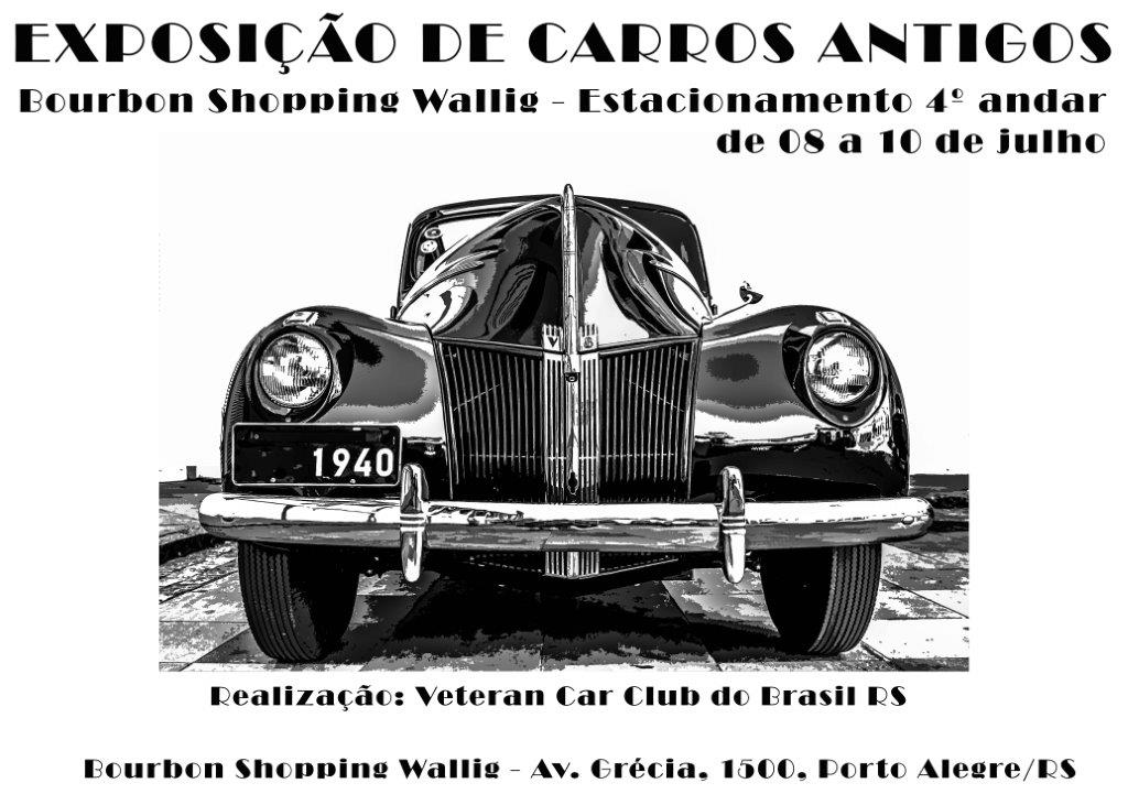 Exposição de Carros Antigos em Porto Alegre/RS