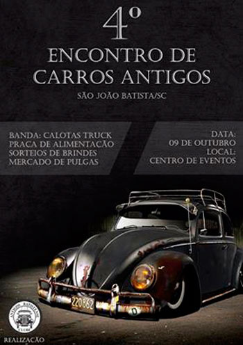 4º Encontro de Carros Antigos de São João Batista/SC