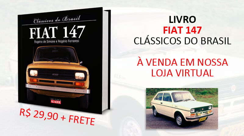 Livro Clássicos do Brasil série Fiat 147