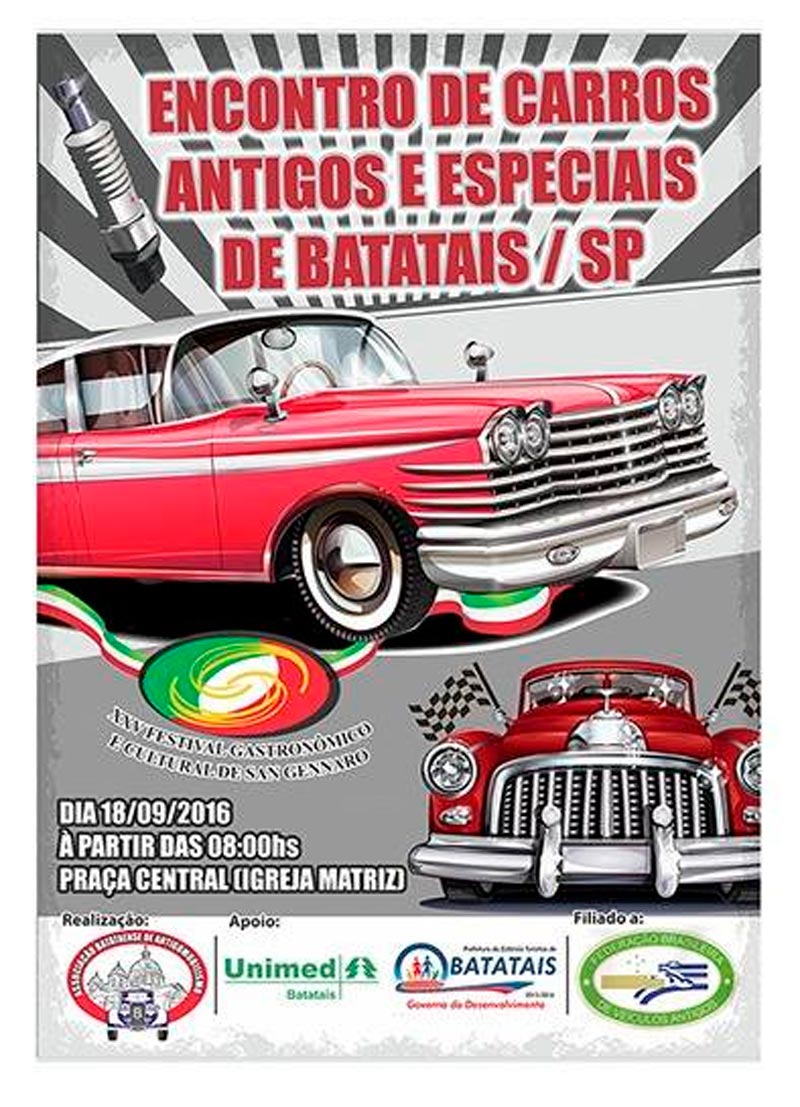 Encontro de Carros Antigos e Especiais de Batatais/SP