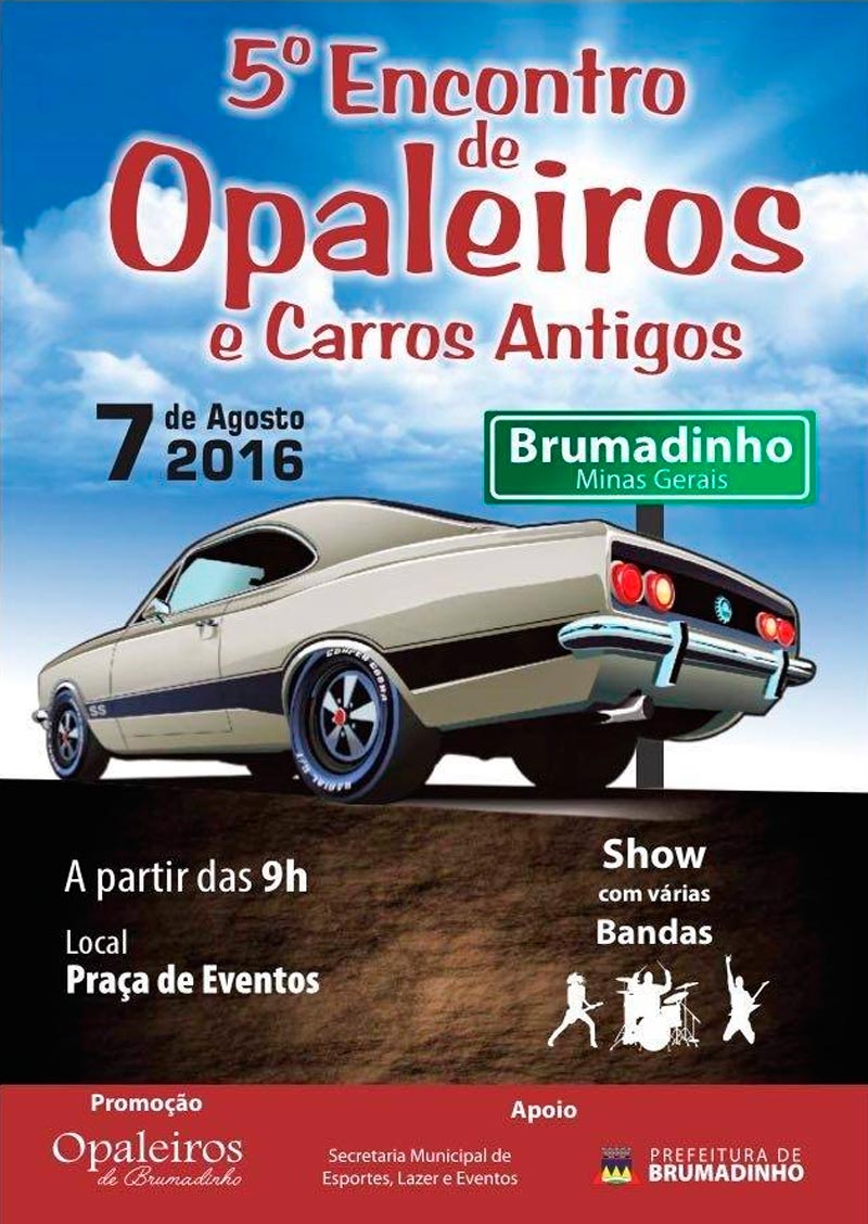 5º Encontro de Opaleiros e Carros Antigos de Brumadinho/MG