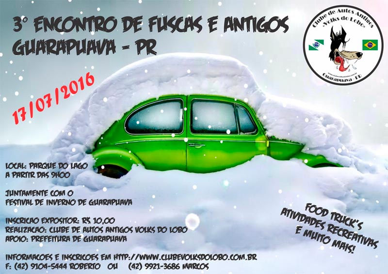 3º Encontro de Fuscas e Antigos de Guarapuava/PR