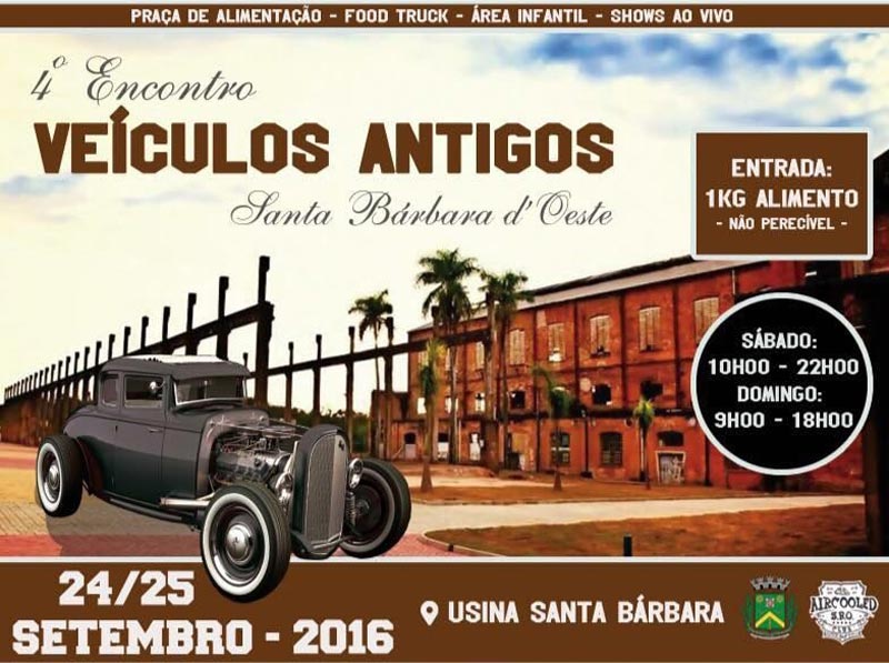 4º Encontro de Veículos Antigos de Santa Bárbara d'Oeste/SP