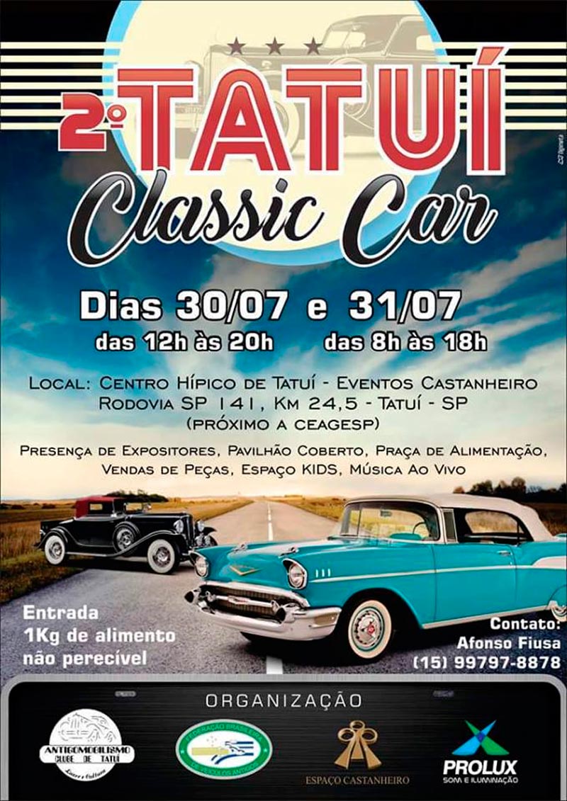2º Tatuí Classic Car em Tatuí/SP