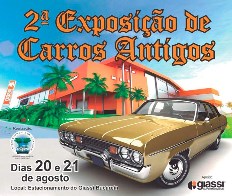 2ª Exposição de Carros Antigos em Joinville/SC
