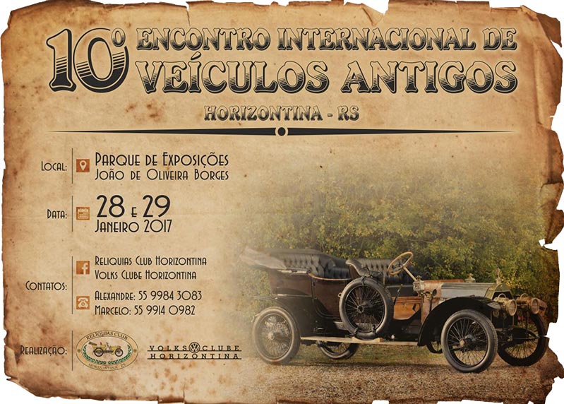 10º Encontro Internacional de Veículos Antigos de Horizontina/RS