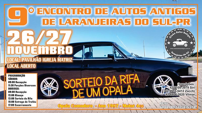 9º Encontro de Autos Antigos de Laranjeiras do Sul - PR