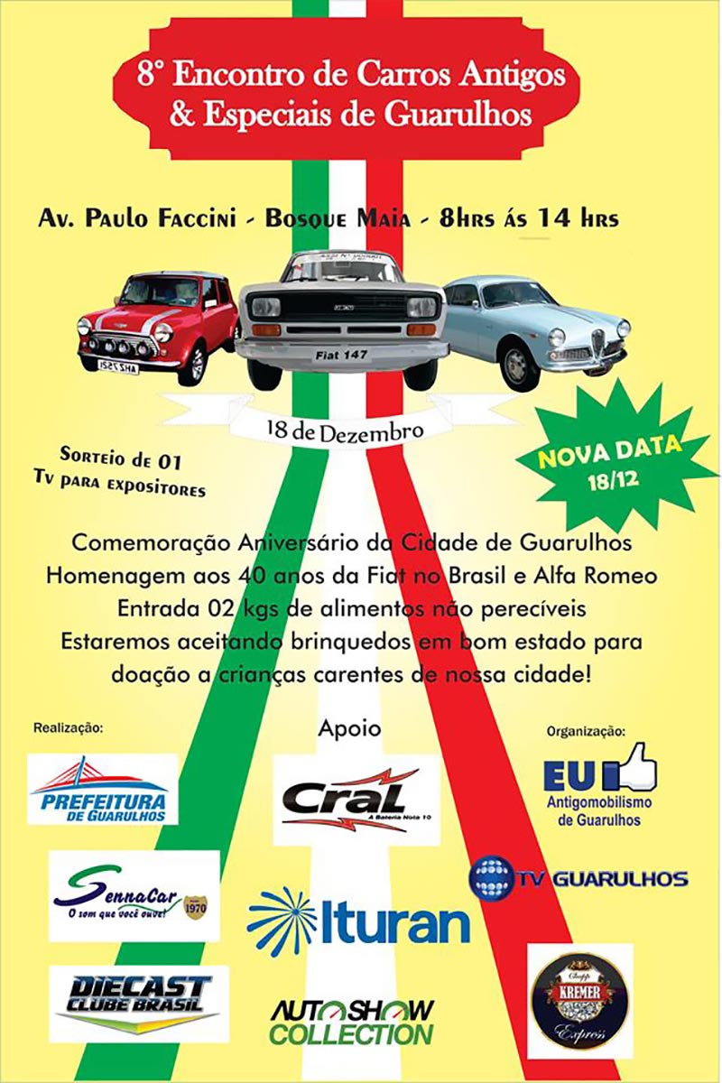 8º Encontro de Carros Antigos e Especiais de Guarulhos - SP