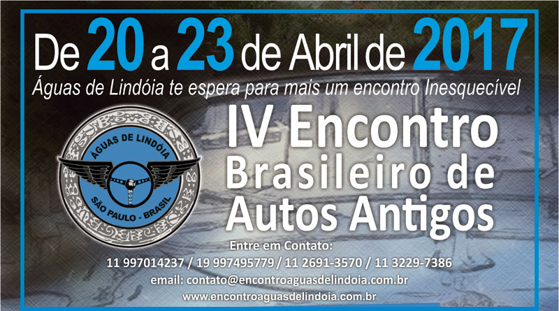 IV Encontro Brasileiro de Autos Antigos de Águas de Lindóia/SP