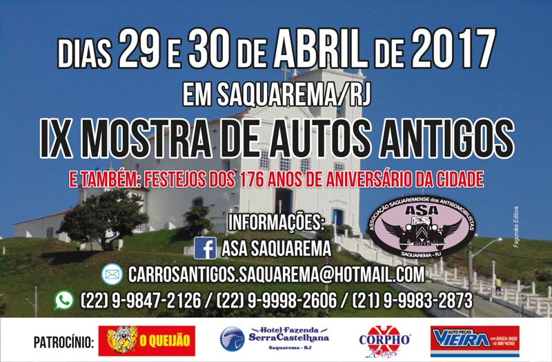 IX Mostra de Autos Antigos em Saquarema/RJ