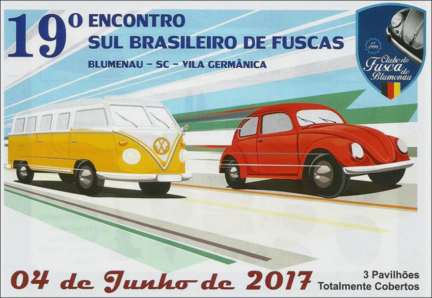 19º Encontro Sul Brasileiro de Fuscas - Blumenau/SC