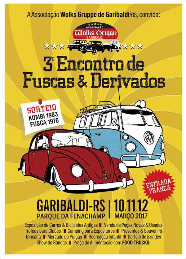 3º Encontro de Fuscas & Derivados - Garibaldi/RS