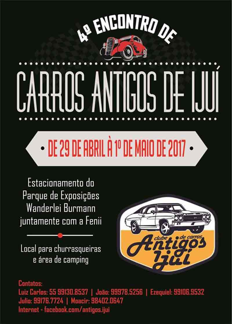 4º Encontro de Carros Antigos de Ijuí/RS