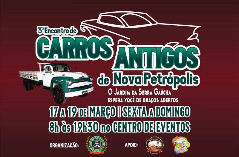 3º Encontro de Carros Antigos de Nova Petrópolis/RS