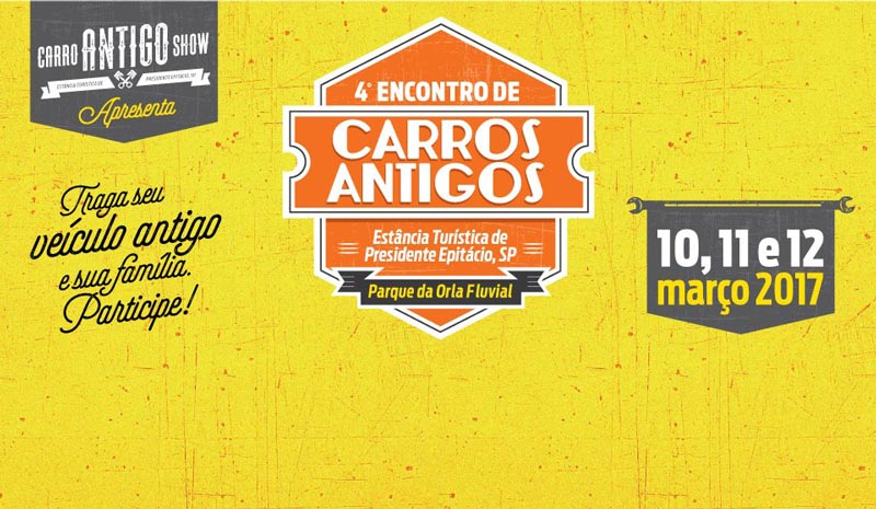 4º Encontro de Carros Antigos de Presidente Epitácio/SP