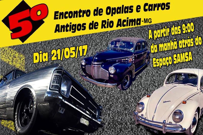 5º Encontro de Opalas e Carros Antigos de Rio Acima/MG