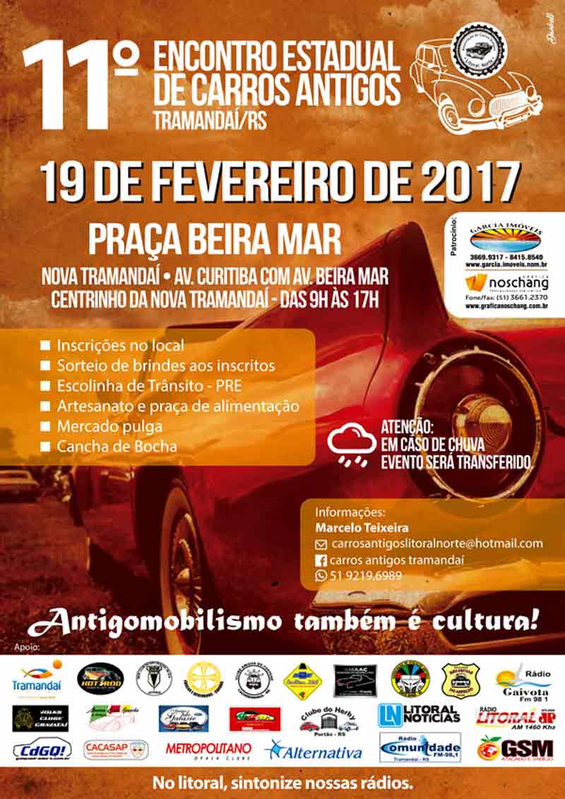 11º Encontro Estadual de Carros Antigos de Tramandaí/RS