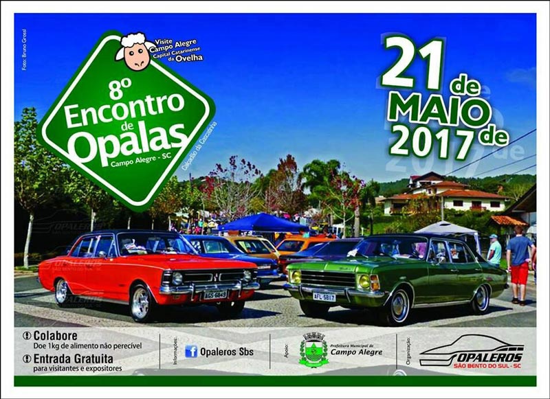 8º Encontro de Opalas - Campo Alegre/SC